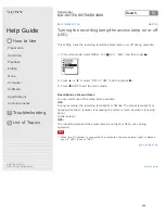 Preview for 213 page of Sony ICD-SX1000 Help Manual