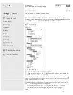 Preview for 225 page of Sony ICD-SX1000 Help Manual