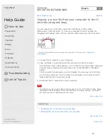 Preview for 229 page of Sony ICD-SX1000 Help Manual