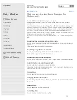 Preview for 232 page of Sony ICD-SX1000 Help Manual