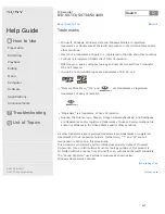 Preview for 255 page of Sony ICD-SX1000 Help Manual