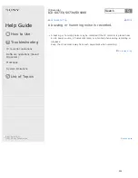 Preview for 264 page of Sony ICD-SX1000 Help Manual