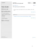Preview for 281 page of Sony ICD-SX1000 Help Manual