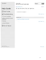 Preview for 285 page of Sony ICD-SX1000 Help Manual