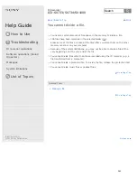 Preview for 290 page of Sony ICD-SX1000 Help Manual