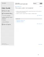 Preview for 299 page of Sony ICD-SX1000 Help Manual