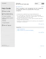 Preview for 303 page of Sony ICD-SX1000 Help Manual