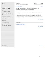 Preview for 304 page of Sony ICD-SX1000 Help Manual