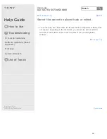 Preview for 309 page of Sony ICD-SX1000 Help Manual