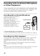 Предварительный просмотр 16 страницы Sony ICD-SX20 Operating Instructions Manual