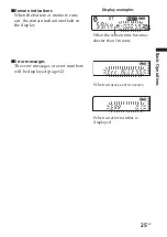 Предварительный просмотр 25 страницы Sony ICD-SX20 Operating Instructions Manual