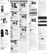 Sony ICD-SX2000 Operating Instructions preview