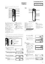 Preview for 3 page of Sony ICD-SX25 - Icd Recorder Service Manual