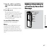 Предварительный просмотр 27 страницы Sony ICD-SX68 Marketing Operating Instructions Manual