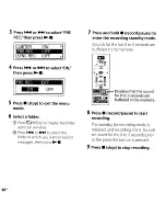 Предварительный просмотр 38 страницы Sony ICD-SX700 Operating Instructions Manual