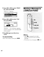 Предварительный просмотр 72 страницы Sony ICD-SX700 Operating Instructions Manual