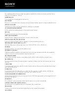 Preview for 2 page of Sony ICD-SX712D Specifications