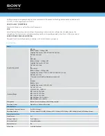 Preview for 3 page of Sony ICD-SX712D Specifications