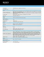 Preview for 4 page of Sony ICD-SX712D Specifications