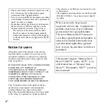 Preview for 2 page of Sony ICD-SX713/ICD-SX813 Operating Instructions Manual