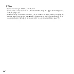 Preview for 24 page of Sony ICD-SX713/ICD-SX813 Operating Instructions Manual