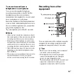 Preview for 53 page of Sony ICD-SX713/ICD-SX813 Operating Instructions Manual