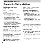 Preview for 58 page of Sony ICD-SX713/ICD-SX813 Operating Instructions Manual