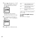 Preview for 62 page of Sony ICD-SX713/ICD-SX813 Operating Instructions Manual