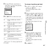 Preview for 65 page of Sony ICD-SX713/ICD-SX813 Operating Instructions Manual