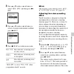 Preview for 75 page of Sony ICD-SX713/ICD-SX813 Operating Instructions Manual