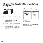 Preview for 116 page of Sony ICD-SX713/ICD-SX813 Operating Instructions Manual