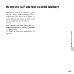 Preview for 119 page of Sony ICD-SX713/ICD-SX813 Operating Instructions Manual