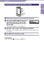 Предварительный просмотр 62 страницы Sony ICD-TX50 Operating Instructions Manual