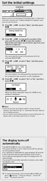 Preview for 4 page of Sony ICD-TX650 User Manual