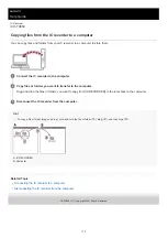 Предварительный просмотр 112 страницы Sony ICD-TX660 Help Manual