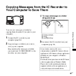 Preview for 87 page of Sony ICD-UX200 - Digital Flash Voice Recorder Operating Instructions Manual