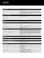 Preview for 2 page of Sony ICD-UX200RED - Digital Flash Voice Recorder Specifications