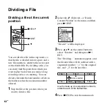 Preview for 62 page of Sony ICD-UX512 Operating Instructions Manual