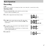 Предварительный просмотр 7 страницы Sony ICD-UX512F Quick Start Manual