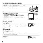 Предварительный просмотр 8 страницы Sony ICD-UX512F Quick Start Manual