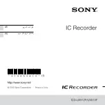 Предварительный просмотр 52 страницы Sony ICD-UX512F Quick Start Manual