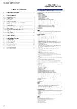 Предварительный просмотр 2 страницы Sony ICD-UX522F Service Manual