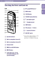 Предварительный просмотр 8 страницы Sony ICD-UX523 Operating Instructions Manual