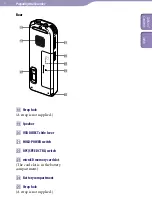 Предварительный просмотр 9 страницы Sony ICD-UX523 Operating Instructions Manual