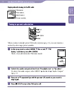 Предварительный просмотр 70 страницы Sony ICD-UX523 Operating Instructions Manual