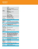 Preview for 2 page of Sony ICD-UX533 Specifications