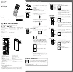 Sony ICD-UX543F Quick Start Manual preview