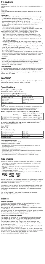 Preview for 4 page of Sony ICD-UX560F User Manual