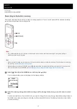 Предварительный просмотр 51 страницы Sony ICD-UX570 Help Manual