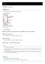 Preview for 78 page of Sony ICD-UX570F Help Manual